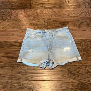 Madewell High Rise Denim Shorts Size 29